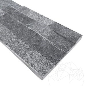 Catania Black Marble Wall Cladding Panel 15 x 60 cm